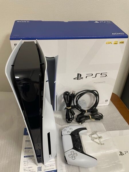 【美品/完品】SONY PlayStation5 Slim CFI-2000A01 プレステ5 スリム ディスクドライブ搭載
