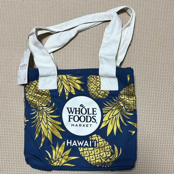 タグ付未使用 Whole Foods ミニトートバッグ ハワイ限定