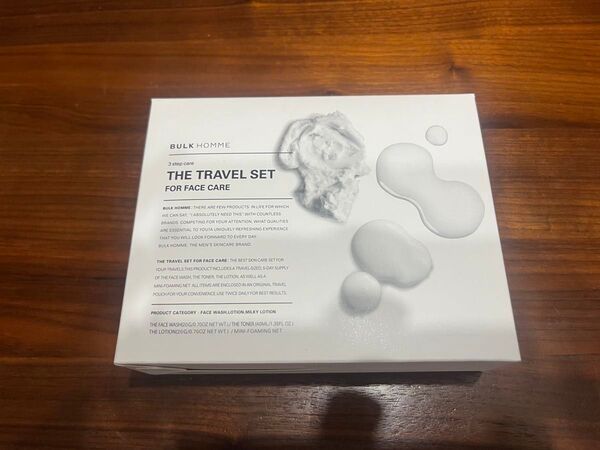 BULK HOMMEバルクオム THE TRAVEL SET FOR FACE CARE(ザ トラベルセット フォーフェイスケア)