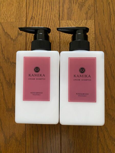 カミカ オールインワン 美容液 クリームシャンプー 薔薇