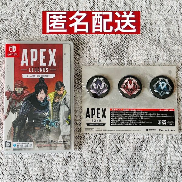 Switch APEX LEGENDS CHAMPION EDITION パッケージ 缶バッジ