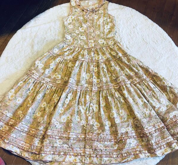 ★美品★ピンクハウス★フラワープリントワンピース