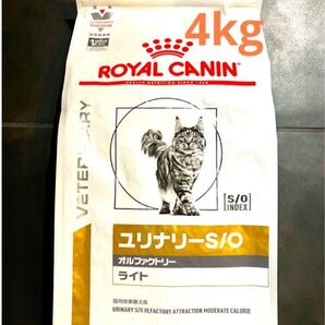 ロイヤルカナン 猫用 ユリナリーS/O オルファクトリーライトドライ4キロ 新品未開封品 期間限定特価品