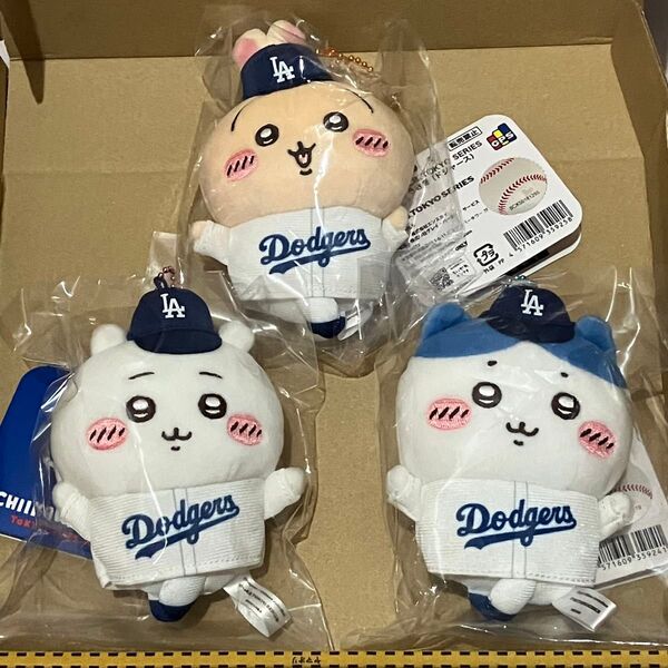 ちいかわ MLB TOKYO SERIES 2025マスコット ドジャース 3種