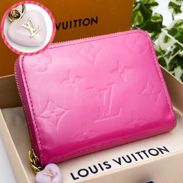 即完売品★ルイヴィトン LV リミックス ジッピーコインパース ピンク ヴェルニ