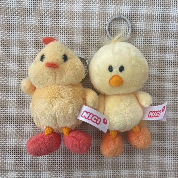 ひよこ アヒル マスコットキーチェーン