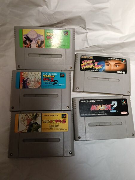 SFC ドラゴンボールz超武闘伝 3作 ストリートファイター2ターボ 餓狼伝説2スーパーファミコン