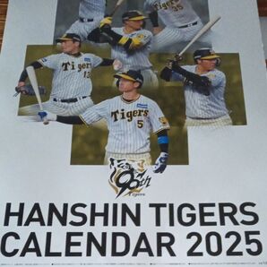 値下げ!2025年阪神タイガースカレンダー 壁掛けカレンダー