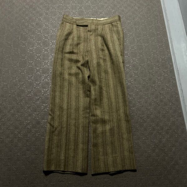 古着 ストライプ柄 スラックス ロケットタロン 60s 70s 80s 90s vintage