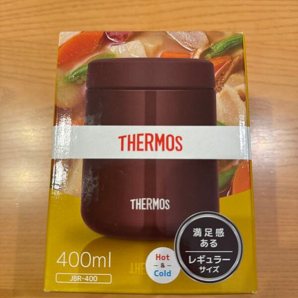 THERMOS 真空断熱スープジャー 400ml JBR-400 レッド系 未使用