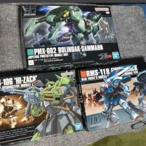 HG RMS-106 ハイザック/ RMS-119 アイザック/ PMX-002 ボリノークサマーン