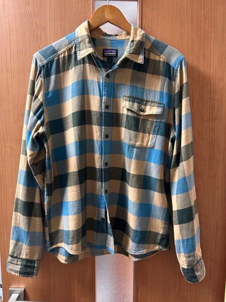 パタゴニア patagonia オーガニックコットン フランネルシャツ チェック 古着 長袖シャツ