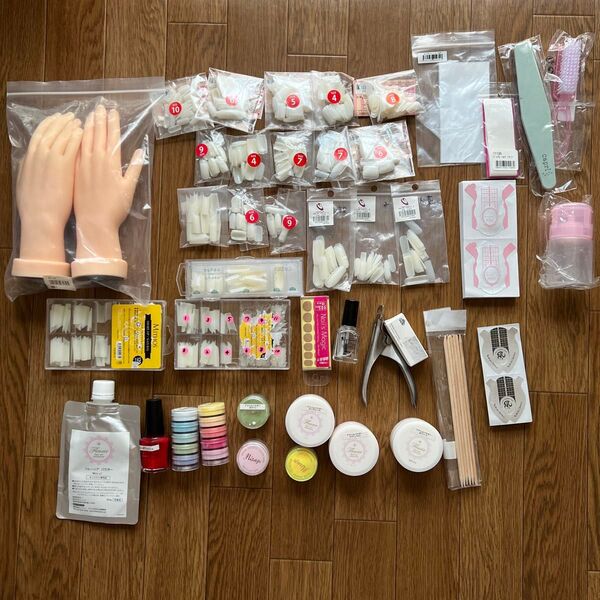 ネイル検定練習セット 新品ハンド付き