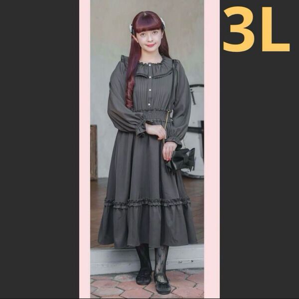クラシカルワンピース ブラック 青木美沙子 しまむら コラボ ロリータ