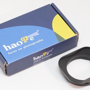 美品★Haoge LH-X50 lens hood★FUJIFILM 富士フイルムXF50mm F2R用