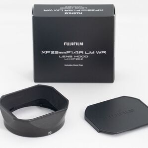 美品★FUJIFILM 富士フイルムXF23mm F1.4R LM WR / XF33mm用レンズフード★LH-XF23 II