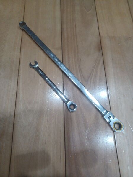 TOP 首振りラチェットロングメガネ ラチェットメガネレンチ フレックス KTC TONE LOBSTER ASAHI