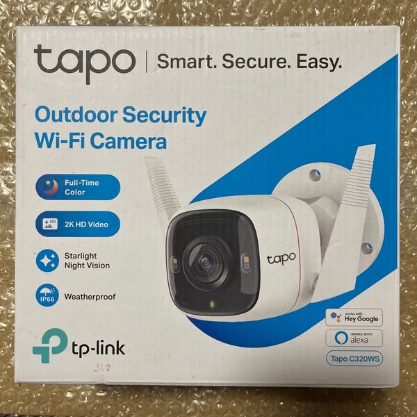 美品 tp-link tapo C310 Outdoor用 Wi-Fiカメラ microSDカード 64GB付き