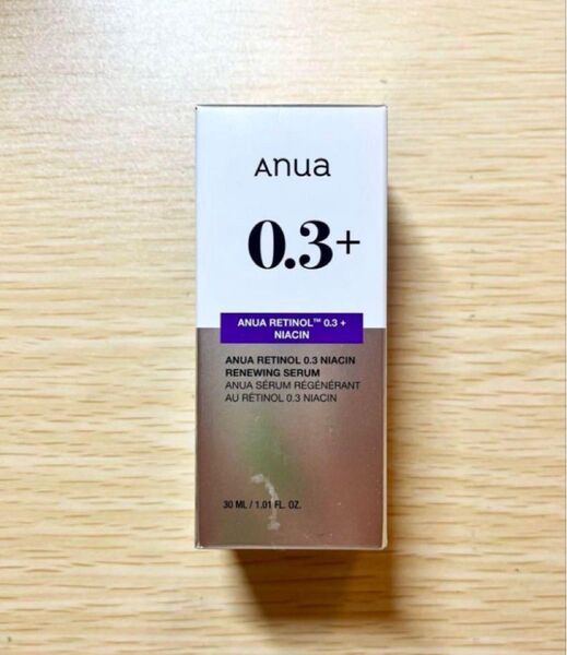 新品 Anua アヌア レチノール0.3 ナイアシンリニューイングセラム30ml