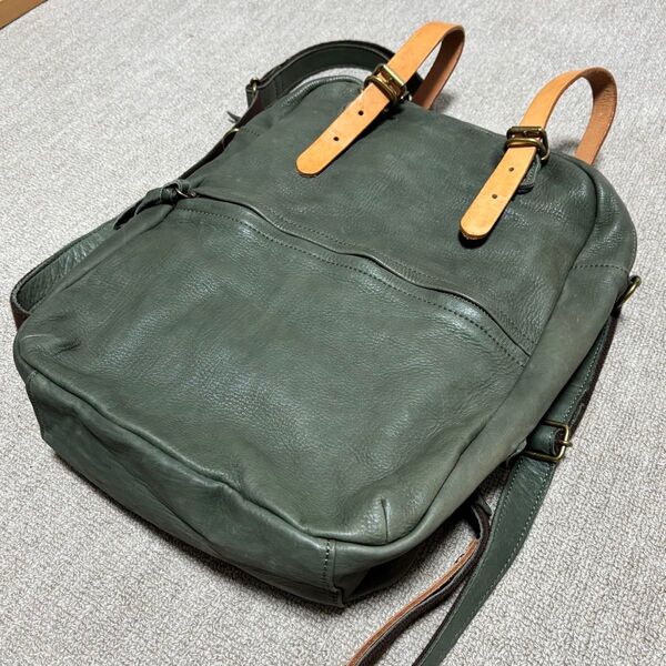 本革 レザーリュック ショルダーバッグ 2WAY 日本製