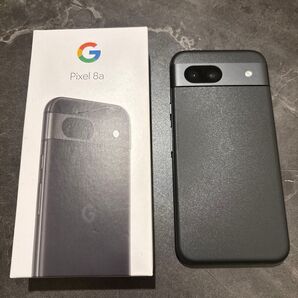 Google Pixel 8a black 128gb 本体・ケース・保護フィルム付き