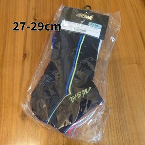 【27-29cm】NISHI ニシ メンズ レディス 陸上 ランニング ソックス T&F プラクティスソックス(3足組) 靴下