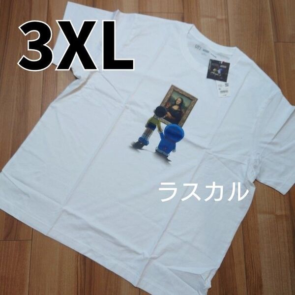 【3XL】UNIQLO ユニクロ ドラえもん ルーブル美術館 半袖 Tシャツ