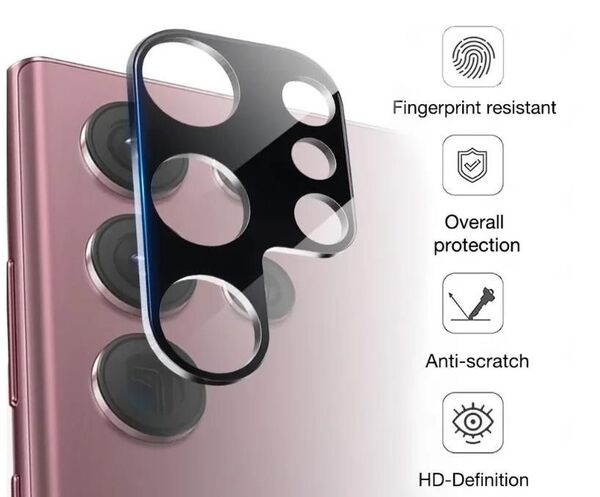 Galaxy S24 Ultra カメラレンズ ガラス フルカバー 保護 SC-52E SCG26 ギャラクシー s24 ウルトラ