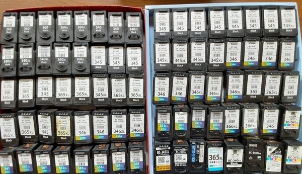 80個セットキャノン 340 341 360 361 使用済み 空インク 互換 リサイクル インクカートリッジ
