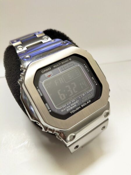 美品 CASIO G-SHOCK GW-M5610 カスタム フルメタル 電波ソーラー カシオ ステンレス