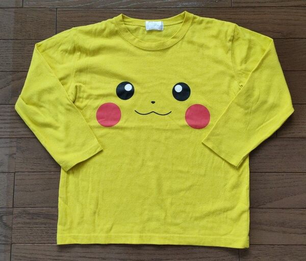 ピカチュウ 長袖パジャマ 上着のみ 【used130】