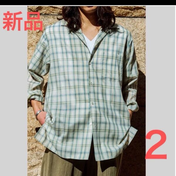 25SS MAATEE&SONS "H"WOOL OP SHIRTS