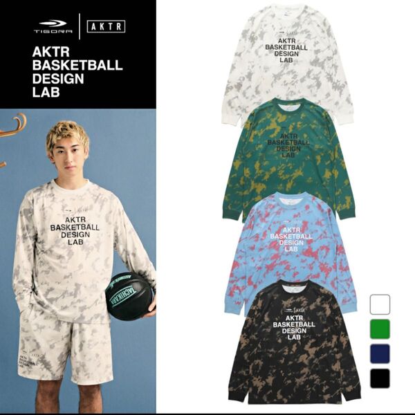 限定セール!新品!TIGORA×AKTR 総柄LOGOプリント 長袖Tシャツ
