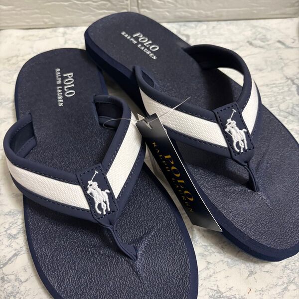 新品 ポロラルフローレン ビーチサンダル