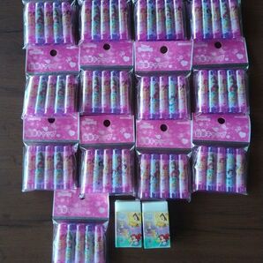 新品 未使用 ディズニープリンセス 鉛筆キャップ 13点セット ピンク ディズニー 消しゴム2点セット 定価2409円