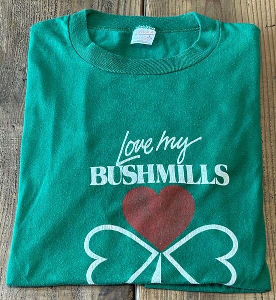 ★スポーツウェアプリントTシャツ緑L★チャンピオンラッセルジャージーズヘインズフルーツミリタリーヴィンテージUSA製アメリカ古着★