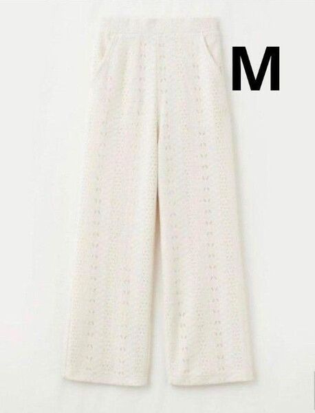 しまむら mysa closet 田中里奈 レースパンツ 淡薄橙 アイボリー