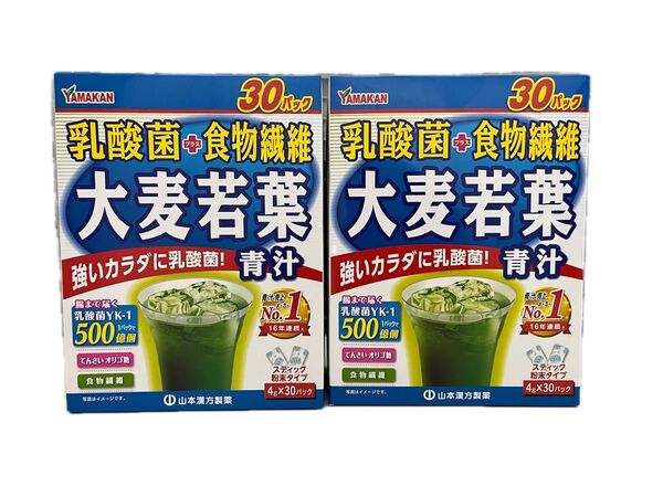 山本漢方製薬 乳酸菌 食物繊維 大麦若葉 青汁 60パック 高血圧 健康 むくみ オリゴ糖 毎日の習慣に