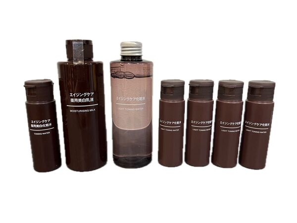 無印良品 エイジングケア 化粧水 乳液 7本セット 薬用美白