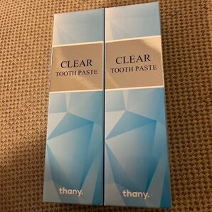 2個セット 歯磨き粉 CLEAR TOOTH PASTE thany.120g