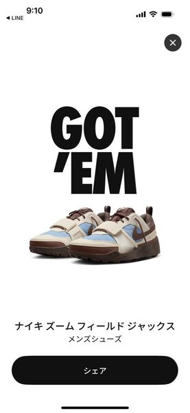 Travis Scott × Nike Zoom Field Jaxx "Pale Ivory and Leche Blue"