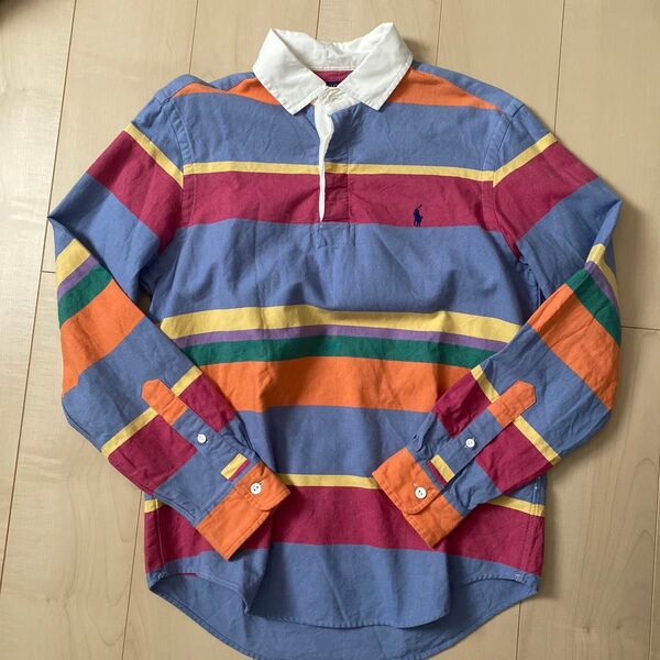 POLO RALPH LAUREN ポロ ラルフローレン ボーダー シャツ ラガーシャツ 長袖シャツ クラシックフィット 未使用