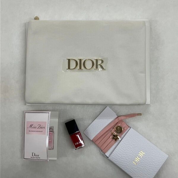 Dior ディオール ノベルティ ポーチ ブレスレット 香水 ネールエナメル
