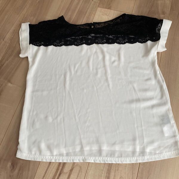 カットソー トップス M Tシャツ 半袖 白 ホワイト 半袖カットソー