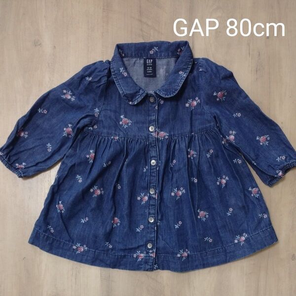 GAP ワンピース 長袖 女の子 80cm ベビー服