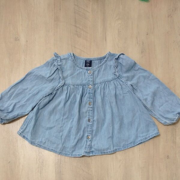 GAP ベビー服 チュニック 長袖 シャツ 90cm