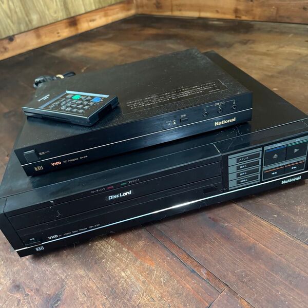オマケソフト6本 ナショナル National DP-330 DA-91A VHD ディスクプレイヤーパナソニック 立体ビデオ