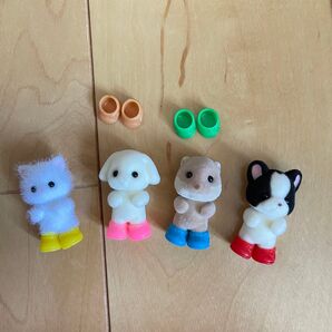 シルバニア 小さい赤ちゃん 靴 赤ちゃん 靴 みつごちゃん 靴