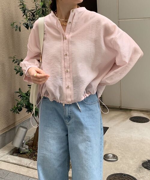 新品 DOUDOU(ドゥドゥ) シアースピンドルブラウス