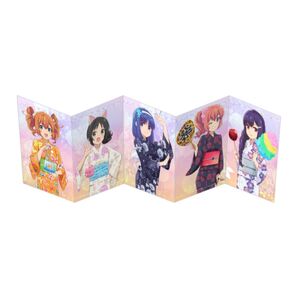 ツインエンジェル×戦国乙女 コラボ第三弾ジャバラポストカード(ツインエンジェル浴衣ver.) 未開封品